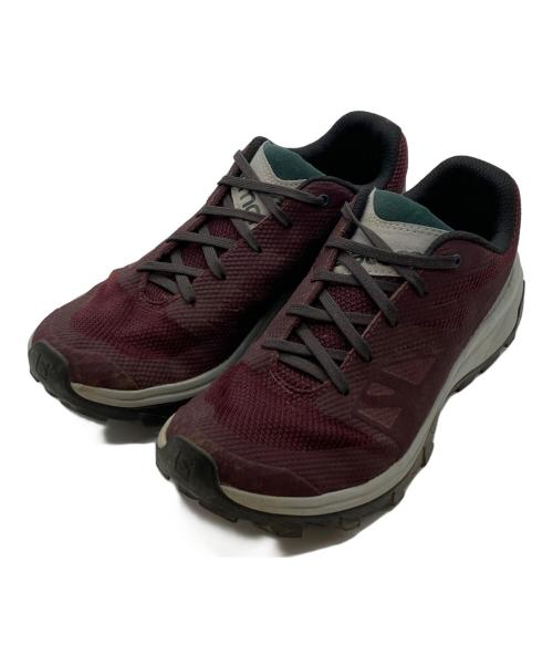 SALOMON（サロモン）SALOMON (サロモン) ローカットスニーカー ボルドー サイズ:24㎝の古着・服飾アイテム