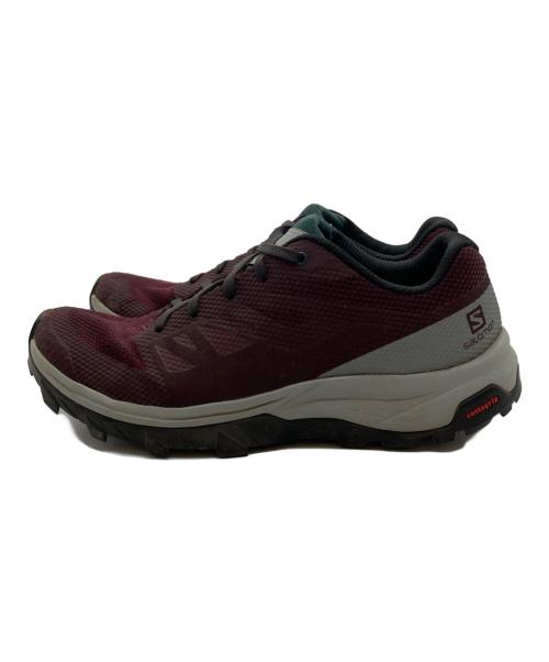 SALOMON（サロモン）SALOMON (サロモン) ローカットスニーカー ボルドー サイズ:24㎝の古着・服飾アイテム