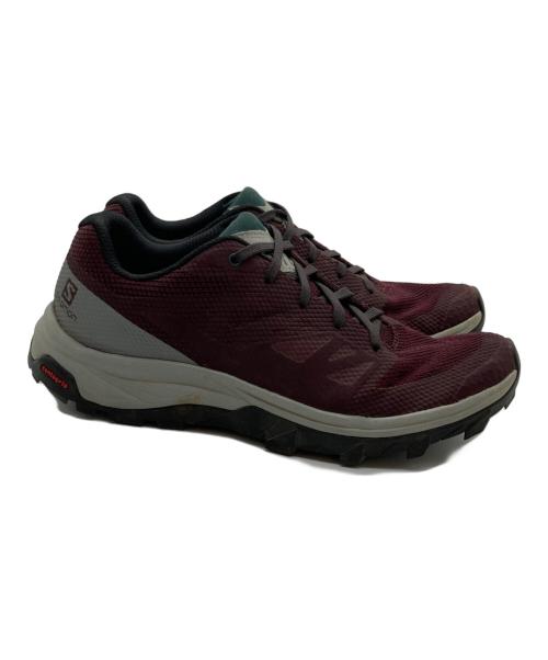 SALOMON（サロモン）SALOMON (サロモン) ローカットスニーカー ボルドー サイズ:24㎝の古着・服飾アイテム