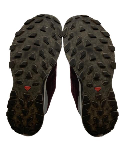 SALOMON（サロモン）SALOMON (サロモン) ローカットスニーカー ボルドー サイズ:24㎝の古着・服飾アイテム