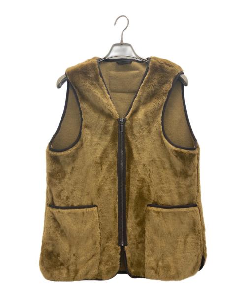 Barbour（バブアー）Barbour (バブアー) リバーシブルファーベスト ブラウン サイズ:40の古着・服飾アイテム