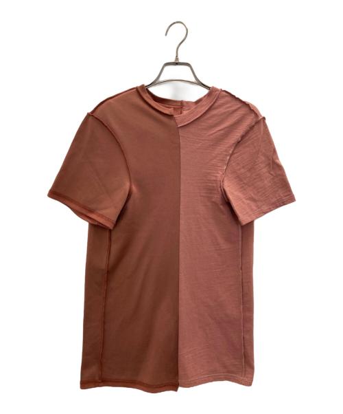 Maison Margiela（メゾンマルジェラ）Maison Margiela (メゾンマルジェラ) 再構築カットソー ピンク サイズ:Sの古着・服飾アイテム