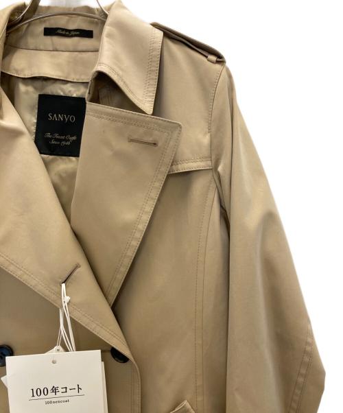 SANYO（サンヨー）SANYO (サンヨー) ライナー付トレンチコート ブラウン サイズ:Lの古着・服飾アイテム
