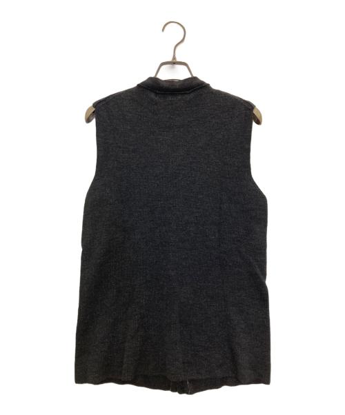 COMME des GARCONS HOMME PLUS（コムデギャルソンオムプリュス）COMME des GARCONS HOMME PLUS (コムデギャルソンオムプリュス) ニットベスト ブラック サイズ:freeの古着・服飾アイテム