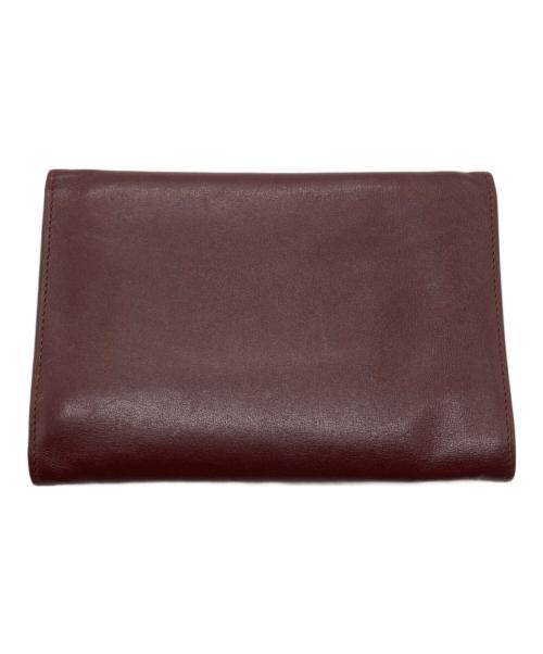 Cartier（カルティエ）Cartier (カルティエ) 3つ折り財布 ボルドーの古着・服飾アイテム