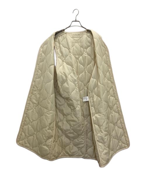 HYKE（ハイク）HYKE (ハイク) キルティングロングベスト アイボリー サイズ:Ｍの古着・服飾アイテム