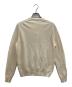 PLAY COMME des GARCONS (プレイコムデギャルソン) ハートロゴクルーネックカーディガン ホワイト サイズ:L：13000円