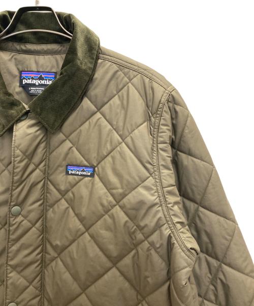 Patagonia（パタゴニア）Patagonia (パタゴニア) Diamond Quilted Jacke グリーン サイズ:Lの古着・服飾アイテム