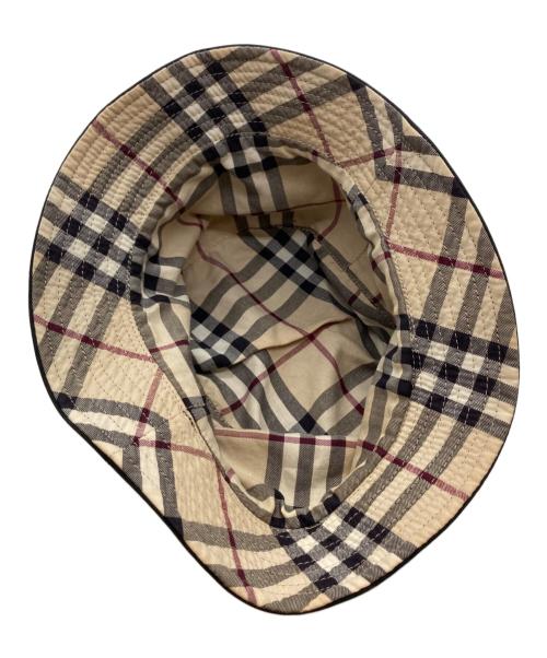 BURBERRY LONDON（バーバリーロンドン）BURBERRY LONDON (バーバリーロンドン) バケットハット ベージュ×ブラックの古着・服飾アイテム