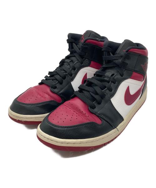 NIKE（ナイキ）NIKE (ナイキ) Air Jordan 1 Mid ワインレッド×ブラック サイズ:28cmの古着・服飾アイテム