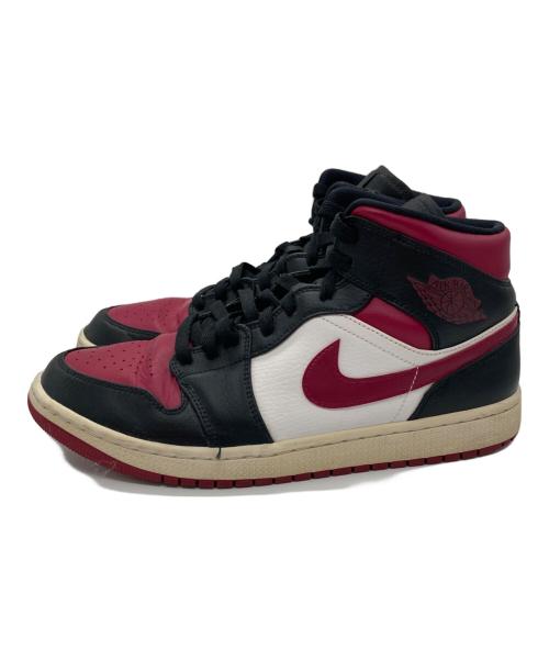 NIKE（ナイキ）NIKE (ナイキ) Air Jordan 1 Mid ワインレッド×ブラック サイズ:28cmの古着・服飾アイテム