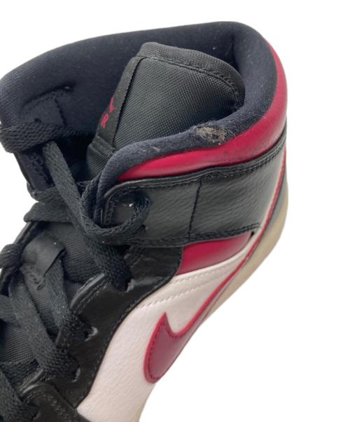 NIKE（ナイキ）NIKE (ナイキ) Air Jordan 1 Mid ワインレッド×ブラック サイズ:28cmの古着・服飾アイテム