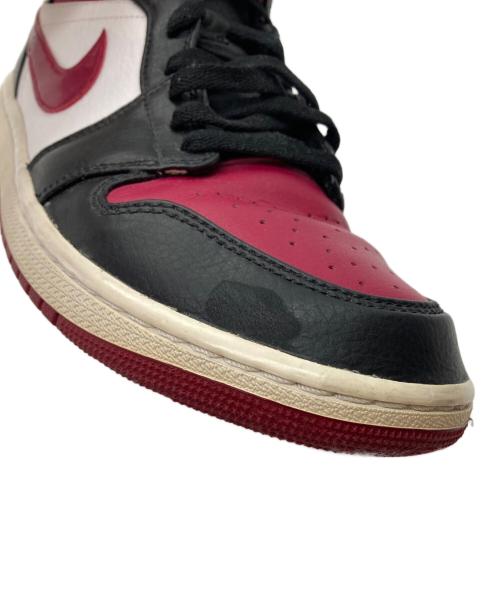 NIKE（ナイキ）NIKE (ナイキ) Air Jordan 1 Mid ワインレッド×ブラック サイズ:28cmの古着・服飾アイテム