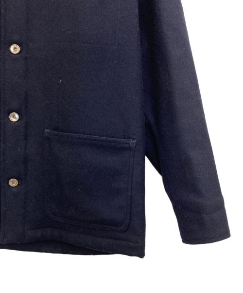 CARUSO（カルーゾ）CARUSO (カルーゾ) 襟コーデュロイキルティングジャケット ネイビー サイズ:SIZE 48の古着・服飾アイテム