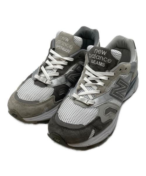 NEW BALANCE（ニューバランス）NEW BALANCE (ニューバランス) PAPERBOY (ペーパーボーイ) BEAMS (ビームス) ローカットスニーカー グレー サイズ:UK8　1/2の古着・服飾アイテム