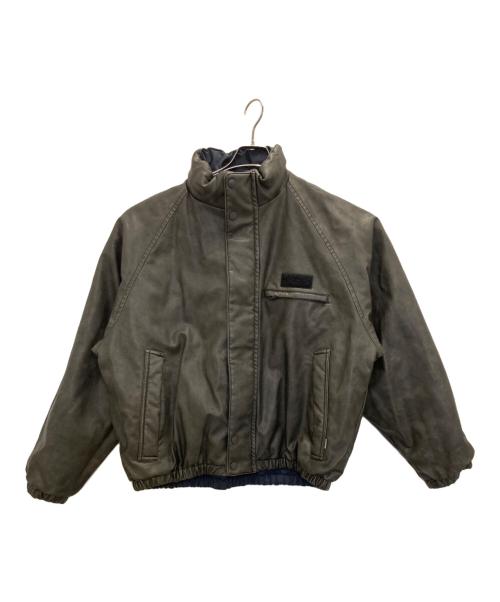 NAUTICA（ノーティカ）NAUTICA (ノーティカ) リバーシブルエコレザーブルゾン ブラック×ネイビー サイズ:SIZE Lの古着・服飾アイテム