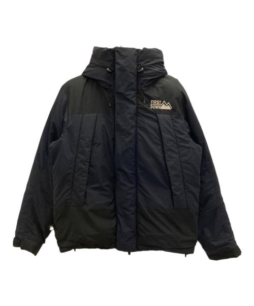 FIRST DOWN（ファーストダウン）FIRST DOWN (ファーストダウン) ダウンジャケット ネイビー サイズ:Lの古着・服飾アイテム