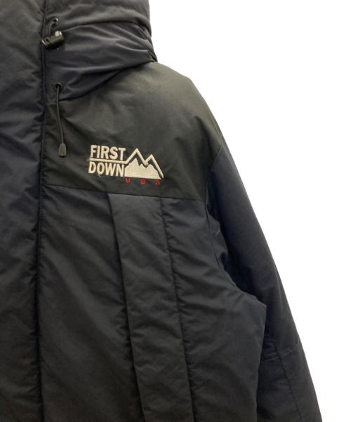 FIRST DOWN（ファーストダウン）FIRST DOWN (ファーストダウン) ダウンジャケット ネイビー サイズ:Lの古着・服飾アイテム