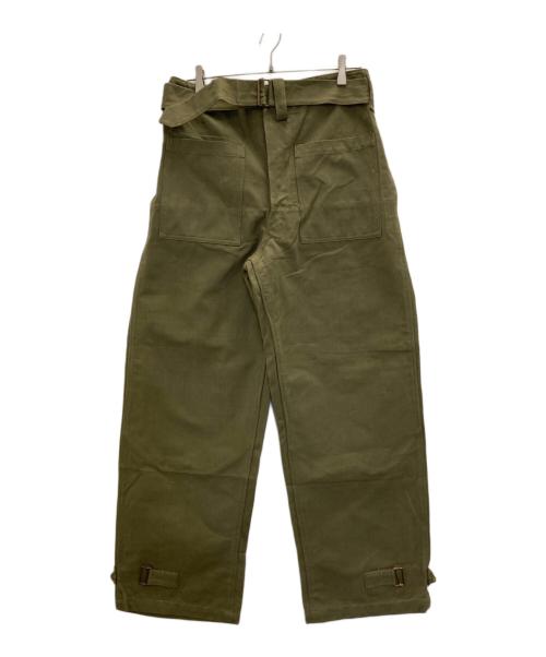 French Army（フランス軍）French Army (フランス軍) M-35 モーターサイクルパンツ カーキ サイズ:2の古着・服飾アイテム