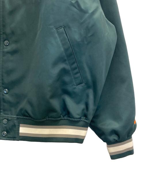 NIKE（ナイキ）NIKE (ナイキ) SATIN JKT NCPS グリーン サイズ:XXLの古着・服飾アイテム