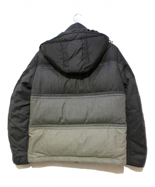 MONCLER（モンクレール）MONCLER (モンクレール) ルーヴジュポットダウンジャケット グレー×ブラック サイズ:2 ROUVE GIUBBOTTOの古着・服飾アイテム