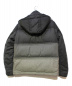 MONCLER (モンクレール) ルーヴジュポットダウンジャケット グレー×ブラック サイズ:2 ROUVE GIUBBOTTO：97800円