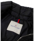中古・古着 MONCLER (モンクレール) ルーヴジュポットダウンジャケット グレー×ブラック サイズ:2 ROUVE GIUBBOTTO：97800円