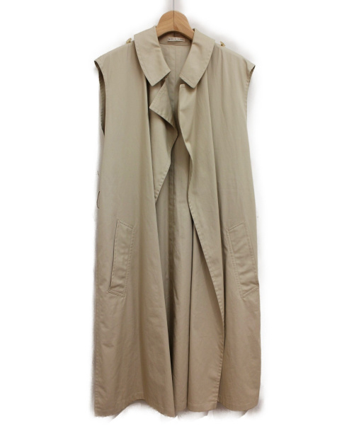 HERMES（エルメス）HERMES (エルメス) 2WAYトレンチコート/マルジェラ期 ベージュ サイズ:S マルジェラ期　フランス製の古着・服飾アイテム