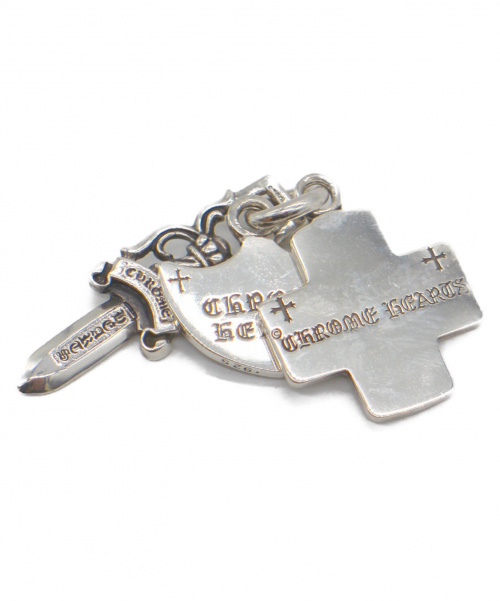 CHROME HEARTS（クロムハーツ）CHROME HEARTS (クロムハーツ) 3トリンケッツネックレストップ サイズ:上記参照 SILVER925　3TRINKETS　の古着・服飾アイテム