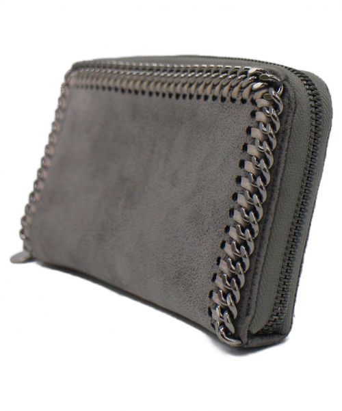 STELLA McCARTNEY（ステラマッカートニー）STELLA McCARTNEY (ステラ・マッカートニー) ラウンドファスナー長財布 グレー ファラベラ 540021の古着・服飾アイテム