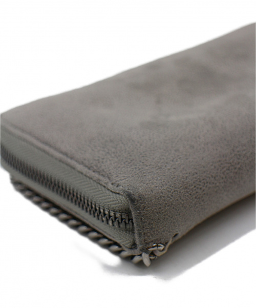 STELLA McCARTNEY（ステラマッカートニー）STELLA McCARTNEY (ステラ・マッカートニー) ラウンドファスナー長財布 グレー ファラベラ 540021の古着・服飾アイテム