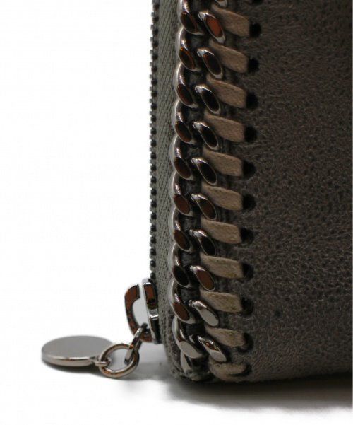 STELLA McCARTNEY（ステラマッカートニー）STELLA McCARTNEY (ステラ・マッカートニー) ラウンドファスナー長財布 グレー ファラベラ 540021の古着・服飾アイテム