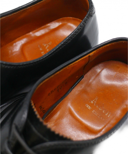 Alden（オールデン）ALDEN (オールデン) コードバンストレートチップシューズ ブラック サイズ:8 B/D 9016 CORDOVAN PERF TIPの古着・服飾アイテム