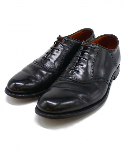 Alden（オールデン）ALDEN (オールデン) コードバンプレーントゥシューズ ブラック サイズ:10 1/2 991 サドルシューズの古着・服飾アイテム