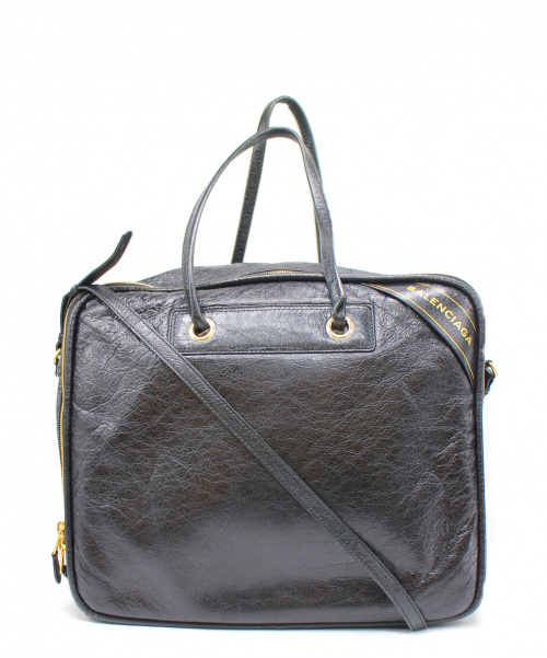 BALENCIAGA（バレンシアガ）BALENCIAGA (バレンシアガ) ショルダーバッグ ブラック 466542 D94IG　ブランケットスクエアMの古着・服飾アイテム