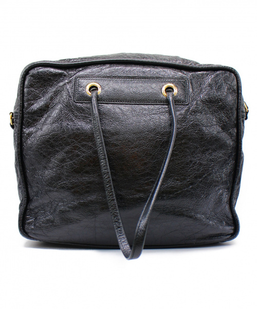 BALENCIAGA（バレンシアガ）BALENCIAGA (バレンシアガ) ショルダーバッグ ブラック 466542 D94IG　ブランケットスクエアMの古着・服飾アイテム