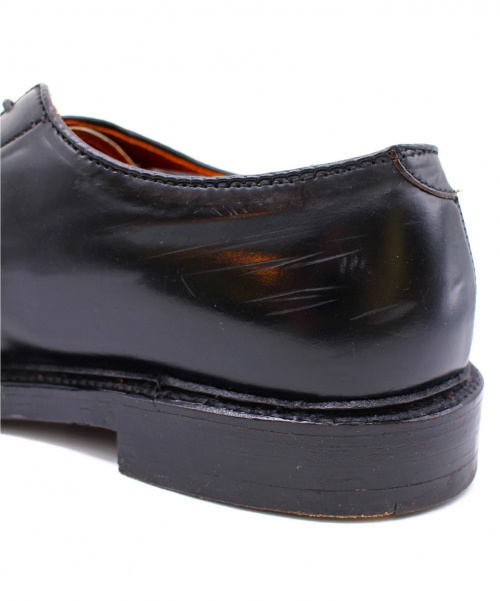 Alden（オールデン）ALDEN (オールデン) コードバンプレーントゥシューズ ブラック サイズ:8 9901の古着・服飾アイテム