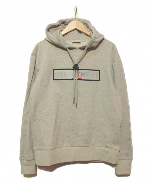 MONCLER（モンクレール）MONCLER (モンクレール) リフレクティブロゴパーカー グレー サイズ:S  MAGLIA F10918G71420の古着・服飾アイテム