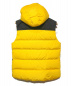 MONCLER (モンクレール) チェックダウンベスト グリーン×イエロー LIBERATION：31800円