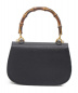 GUCCI (グッチ) バンブーハンドル2WAYハンドバッグ ブラック OLD GUCCI 000 14 0183：69800円