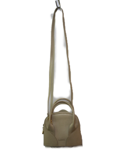 LOEWE（ロエベ）LOEWE (ロエベ) ヴィンテージショルダーバッグ アイボリーの古着・服飾アイテム