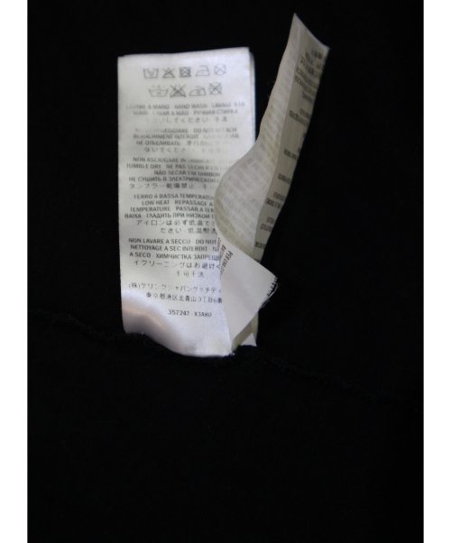 GUCCI（グッチ）GUCCI (グッチ) ロゴカットソー ブラック サイズ:Lの古着・服飾アイテム