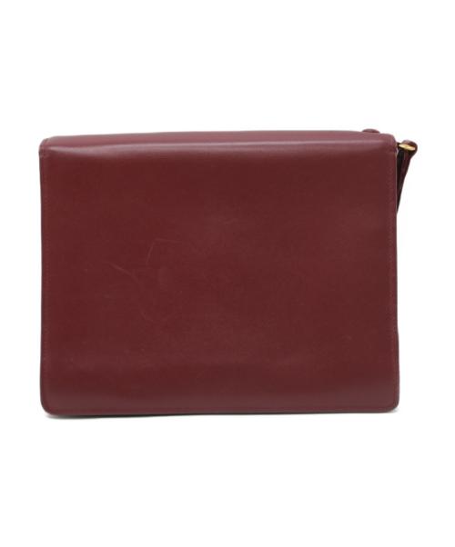 Cartier（カルティエ）Cartier (カルティエ) クラッチバッグ ボルドー サイズ:- マストの古着・服飾アイテム