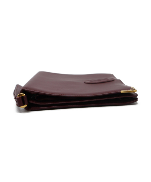 Cartier（カルティエ）Cartier (カルティエ) クラッチバッグ ボルドー サイズ:- マストの古着・服飾アイテム