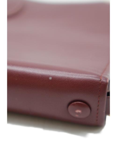 Cartier（カルティエ）Cartier (カルティエ) クラッチバッグ ボルドー サイズ:- マストの古着・服飾アイテム