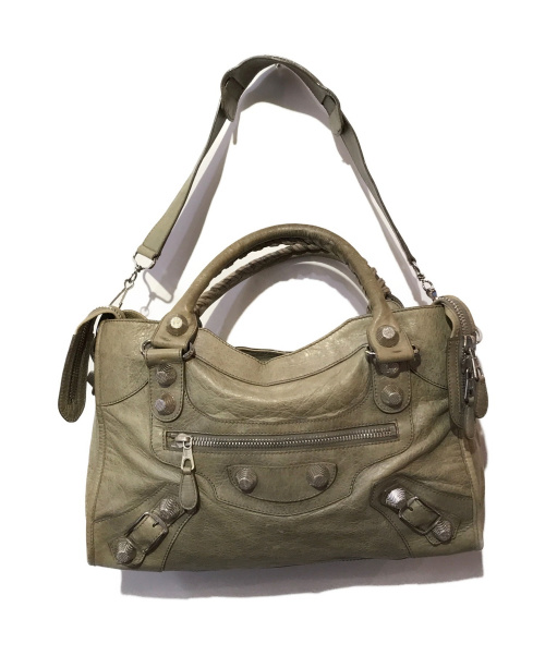 BALENCIAGA（バレンシアガ）BALENCIAGA (バレンシアガ) ジャイアントシティ/エディターズバッグ オリーブ サイズ:- 173084 002123の古着・服飾アイテム