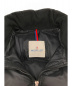 中古・古着 MONCLER (モンクレール) ロゴワッペン付きダウンジャケット ブラック サイズ:1 BAZILLE：31800円