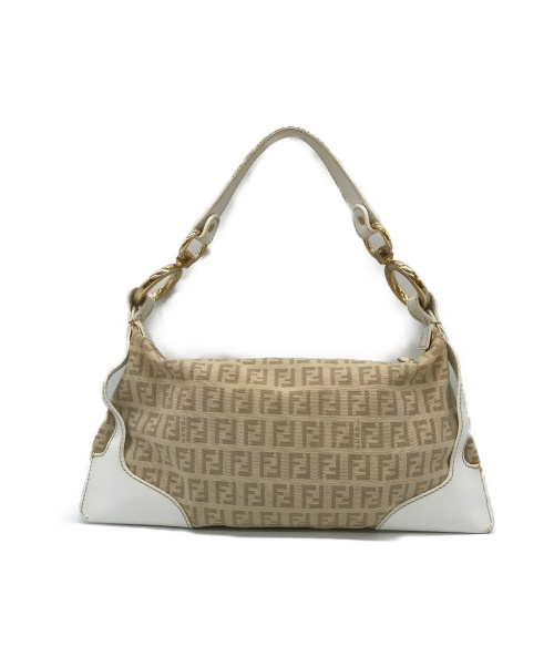 FENDI（フェンディ）FENDI (フェンディ) ハンドバッグ ベージュ ズッカ 2373-8BR464-LPM-058の古着・服飾アイテム