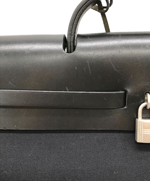 HERMES（エルメス）HERMES (エルメス) エールバッグ ブラック サイズ:PMの古着・服飾アイテム