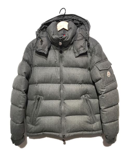 MONCLER（モンクレール）MONCLER (モンクレール) モンジュネーブルフーデットダウンジャケット グレー サイズ:2の古着・服飾アイテム